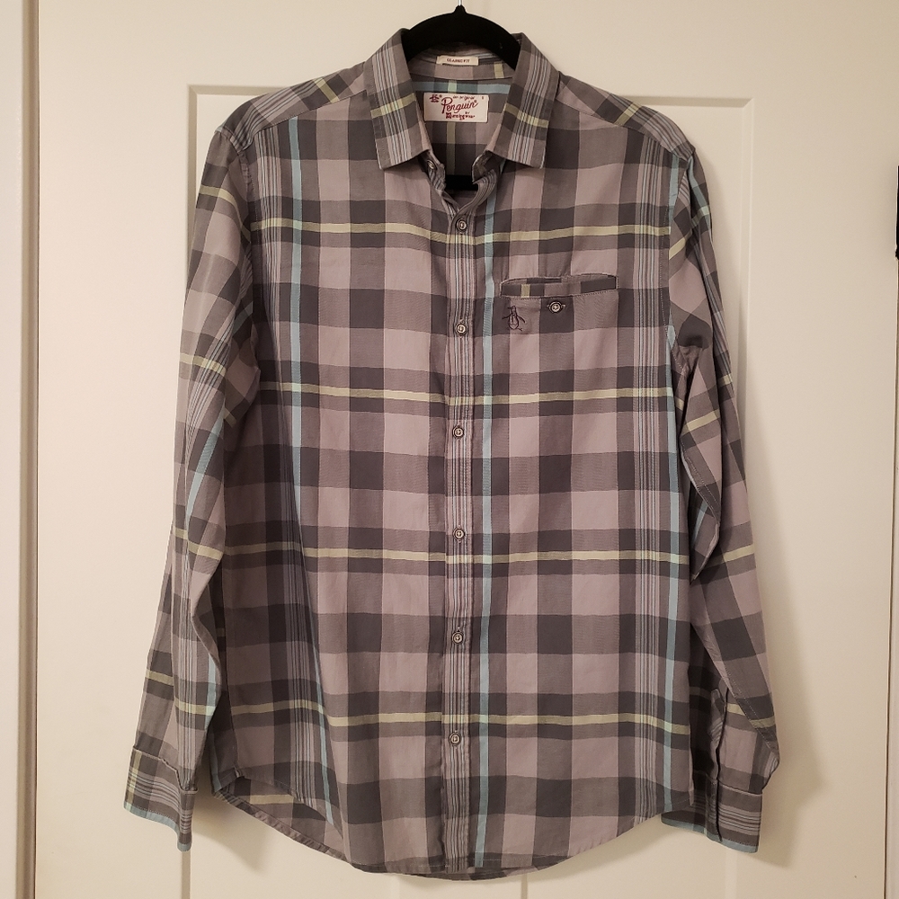 Penguin plaid shirt